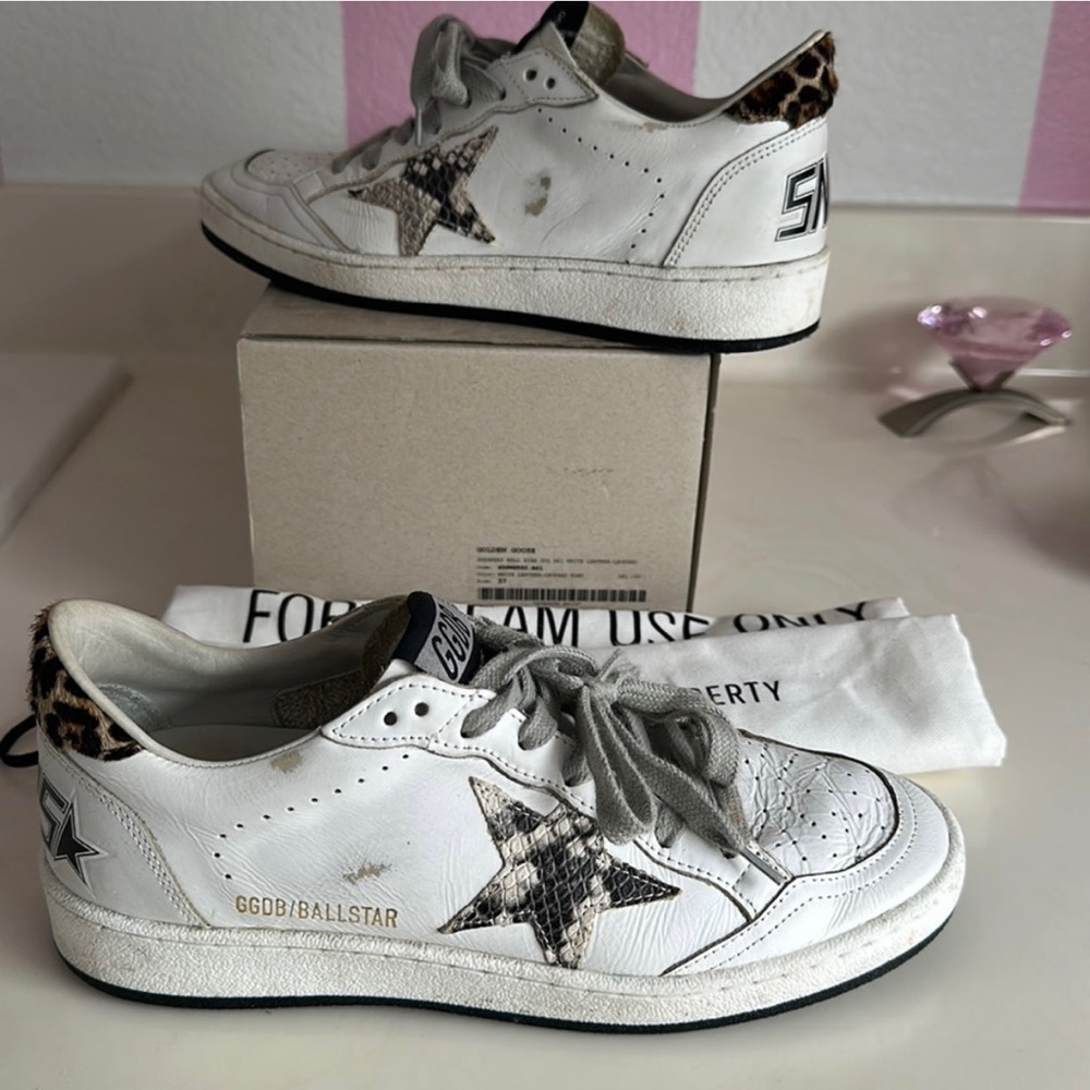 Golden Goose BallStar Star Sneakers Authentic 37 7 White